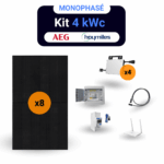 alt="Kit solaire 4kWc avec micro-onduleur Hoymiles et panneaux AEG"